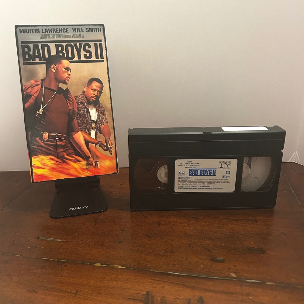 Bad Boys II‎ VHS Action Movie Martin Lawrence Will Smith 2003 Columbia TriStar